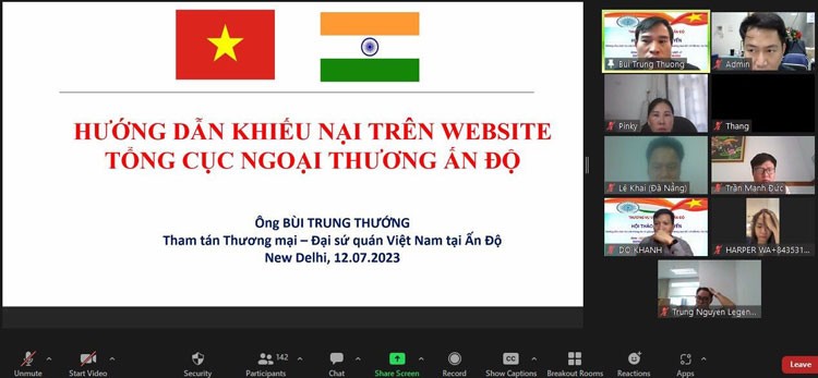 Sự quan tâm của doanh nghiệp Việt Nam tới thị trường Ấn Độ ngày càng lớn