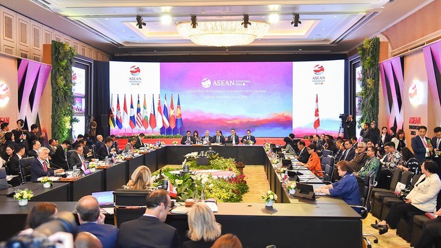 Các đại biểu tại Hội nghị ASEAN+1 với Canada - Ảnh: BNG