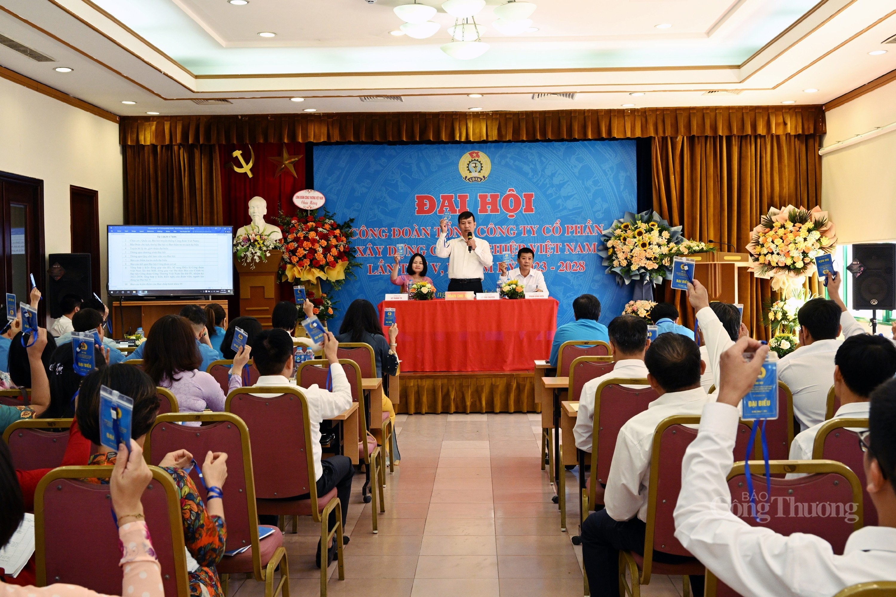 Đại hội Công đoàn Tổng công ty CP Xây dựng công nghiệp Việt Nam thành công tốt đẹp