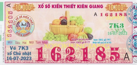 XSKG 16/7 - Kết quả xổ số Kiên Giang hôm nay ngày 16/7/2023 – KQXSKG chủ nhật ngày 16 tháng 7