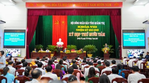 Chủ tịch Quốc hội Vương Đình Huệ dự khai mạc Kỳ họp thứ 18, HĐND tỉnh Quảng Trị