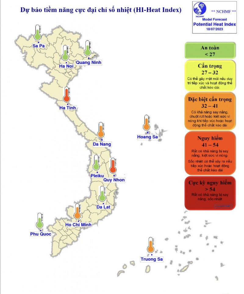 Thời tiết Hà Nội ngày 18/7/2023: Ảnh hưởng bão số 1, sẽ có mưa to, nhiệt độ giảm mạnh