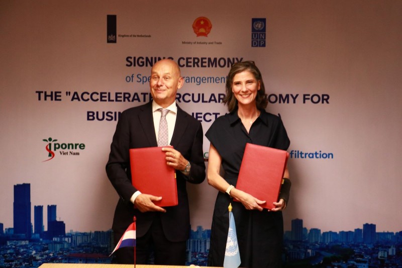 Hà Lan và UNDP hợp tác thúc đẩy kinh tế tuần hoàn cho doanh nghiệp Việt Nam