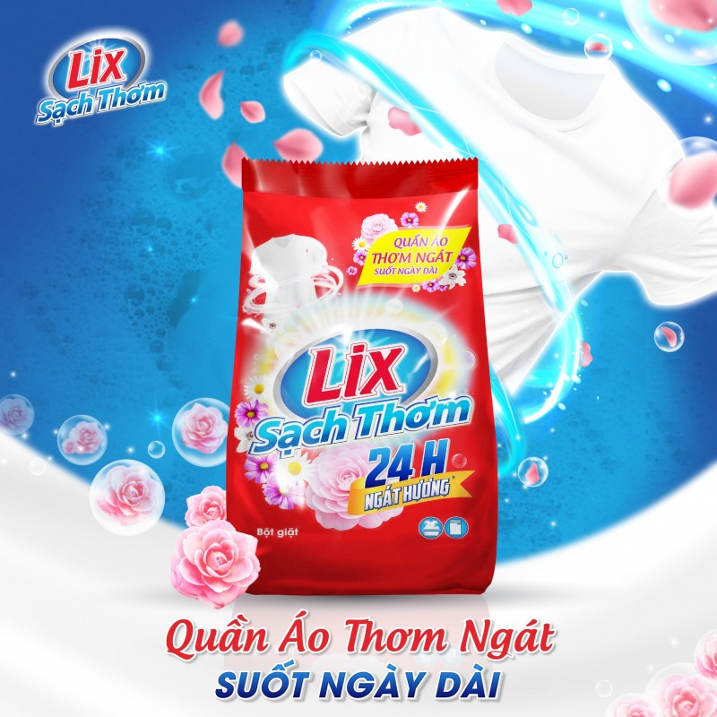 Lix sạch thơm: Một sản phẩm mới khác biệt cho người tiêu dùng