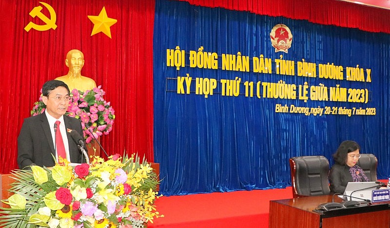 Kỳ họp thứ 11 của HĐND Bình Dương khóa X thông qua nhiều nội dung quan trọng