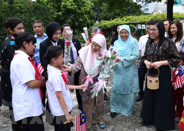 Phu nhân Thủ tướng Việt Nam và Malaysia thăm Làng trẻ em SOS Hà Nội