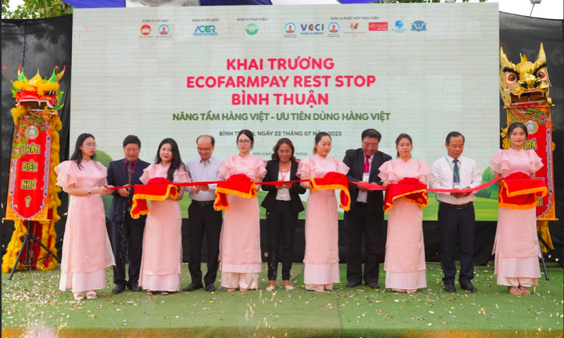 Ecofarm Pay Rest Stop - Hội tụ và lan toả sản phẩm nông sản Việt chất lượng