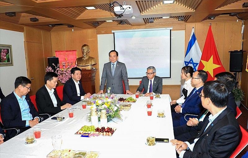 Phó Thủ tướng Trần Lưu Quang gặp mặt cộng đồng người Việt Nam tại Israel