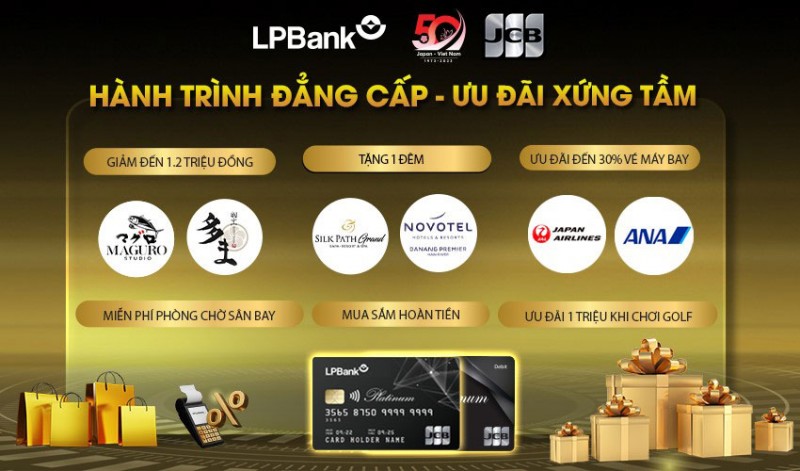 LPBank nhận 03 giải thưởng lớn từ tổ chức Thẻ hàng đầu quốc tế JCB