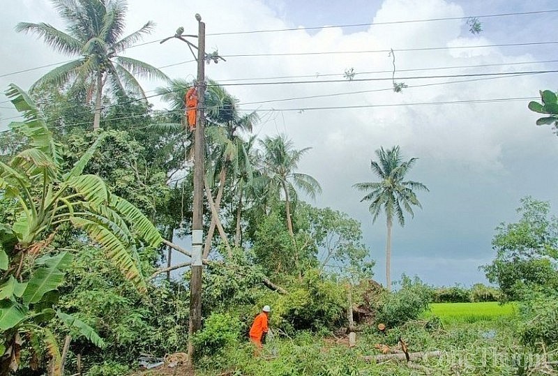 Chủ động ứng phó, đảm bảo cấp điện mùa mưa bão các tỉnh thành phía Nam