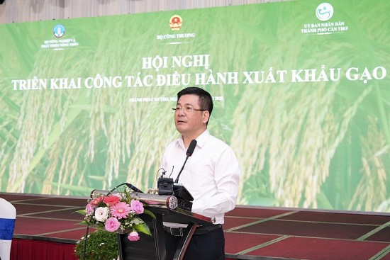 Bộ trưởng Nguyễn Hồng Diên: Đẩy mạnh sản xuất và xuất khẩu gạo theo hướng tăng trưởng bền vững