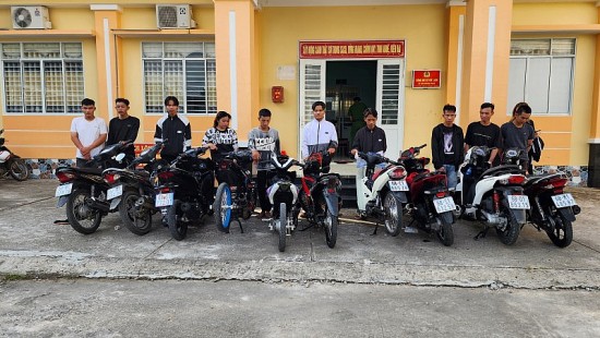 Kiên Giang: Ngăn chặn nhóm thanh niên tụ tập đua xe trái phép