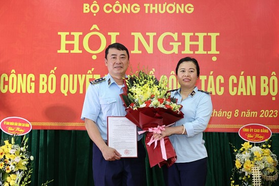 Cao Bằng: Ông Trần Mạnh Hùng được bổ nhiệm Cục trưởng Quản lý thị trường