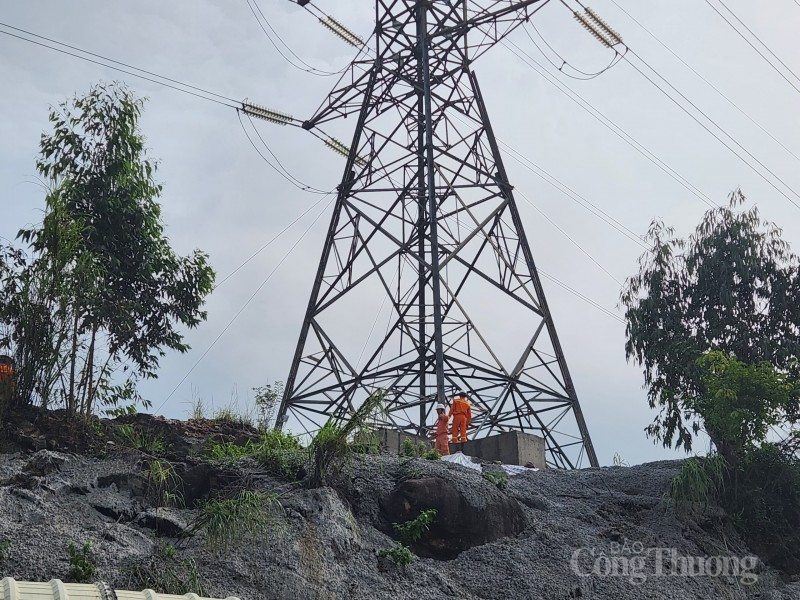 Đường dây 220kV Mạo Khê – Tràng Bạch sụt lún móng cột: Cần di dời khỏi địa giới khai thác than