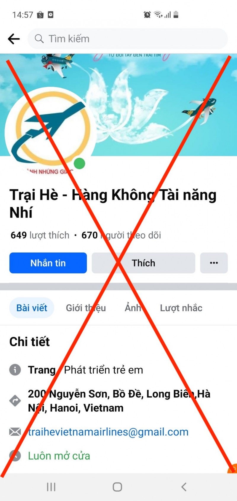 Sử dụng hình ảnh trái phép của Vietnam Airlines để lừa đảo chiếm đoạt tài sản