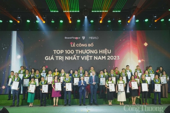 Công bố bảng xếp hạng Top 100 thương hiệu giá trị nhất Việt Nam