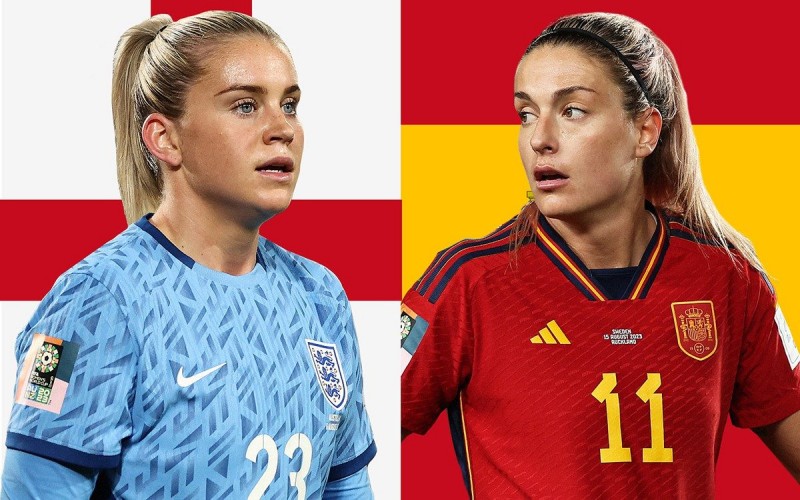 Link xem trực tiếp trận chung kết  World Cup nữ 2023 giữa Anh và Tây Ban Nha, 17h00 ngày 20/8