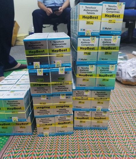 Hà Nội: Phát hiện hơn trăm lọ thuốc tân dược mang nhãn hiệu HepBest 25mg giả mạo