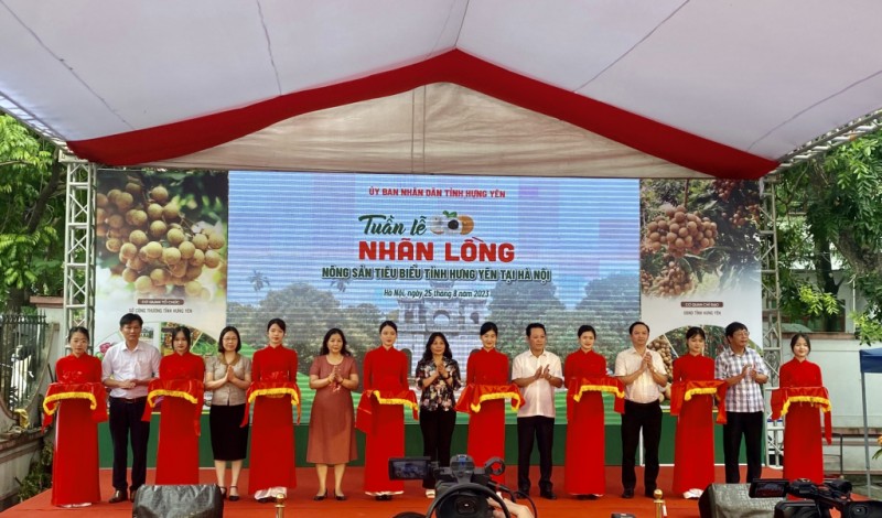 Tuần lễ nhãn lồng nông sản tiêu biểu tỉnh Hưng Yên 2023 tại Hà Nội