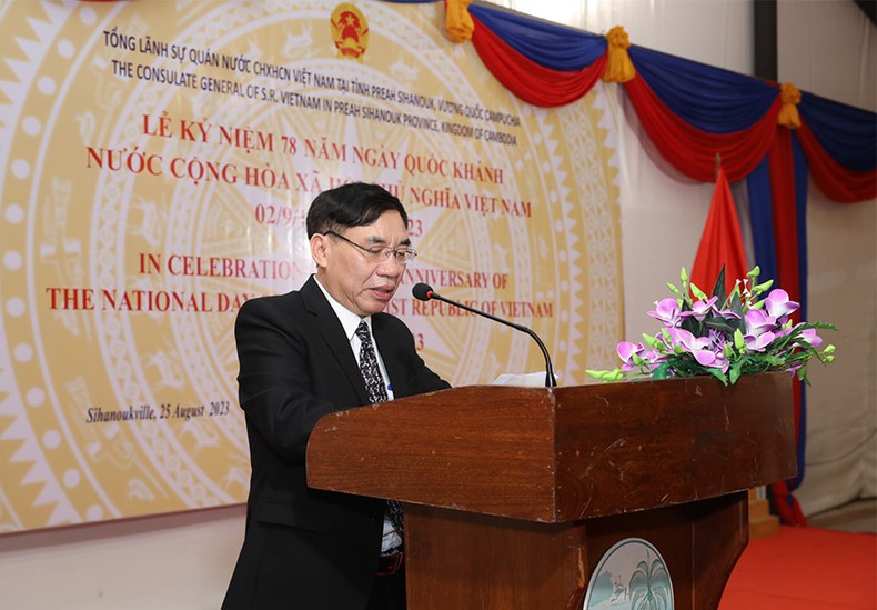 Kỷ niệm 78 năm Quốc khánh Việt Nam tại tỉnh Preah Sihanouk, Campuchia ảnh 1