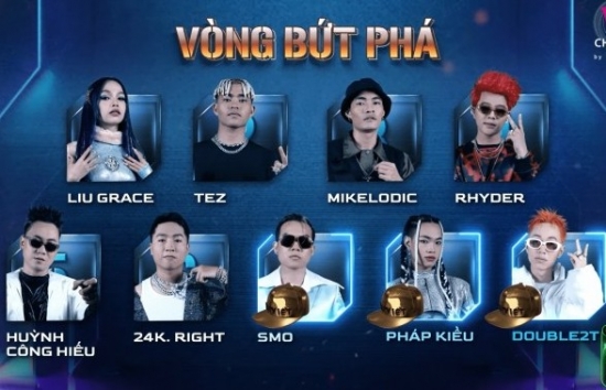 Rap Việt tập 14: 24K.Right chiến thắng bảng F, lộ diện 9 gương mặt vào chung kết