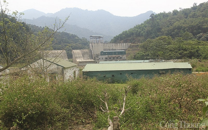Khu vực xây dựng nhà máy thuỷ điện Suối Choang chiếm hơn 4.000m2 chưa hoàn thành thủ tục giao đất, thuê đất.