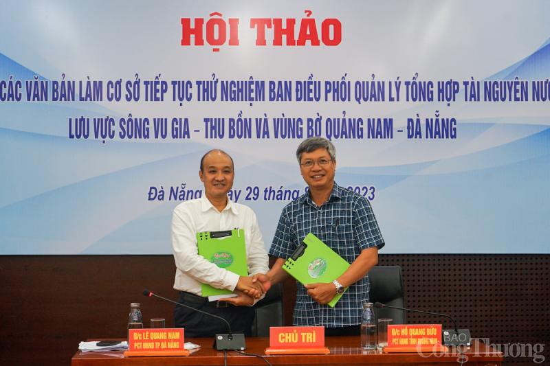 Đà Nẵng – Quảng Nam hợp tác ứng phó biến đổi khí hậu lưu vực sông Vu Gia – Thu Bồn