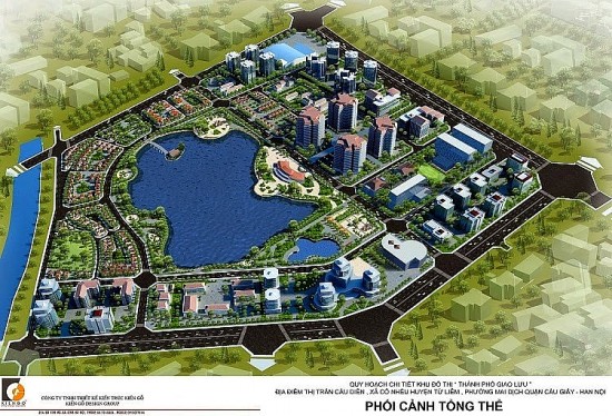 Hà Nội: Công bố quy hoạch điều chỉnh cục bộ Quy hoạch chi tiết Thành phố Giao lưu