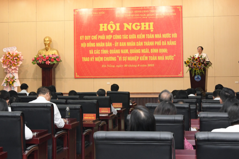 Kiểm toán nhà nước ký Quy chế phối hợp với Quảng Nam, Quảng Ngãi, Bình Định và Đà Nẵng