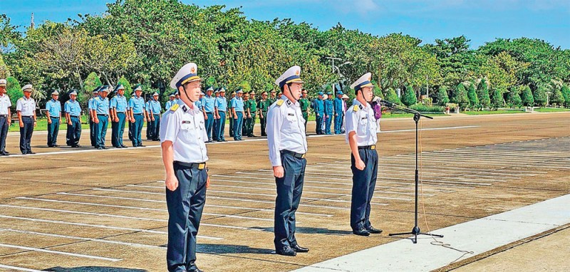 Lễ chào cờ đặc biệt trên đảo Trường Sa: Khẳng định vững chắc chủ quyền bất khả xâm phạm của Tổ quốc