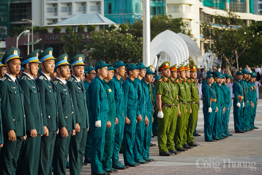 Lễ thượng cờ mừng Quốc khánh ở Khánh Hòa