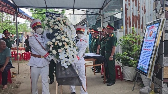 Truy thăng quân hàm cho Thiếu tá quân đội hy sinh khi cứu 2 người dân