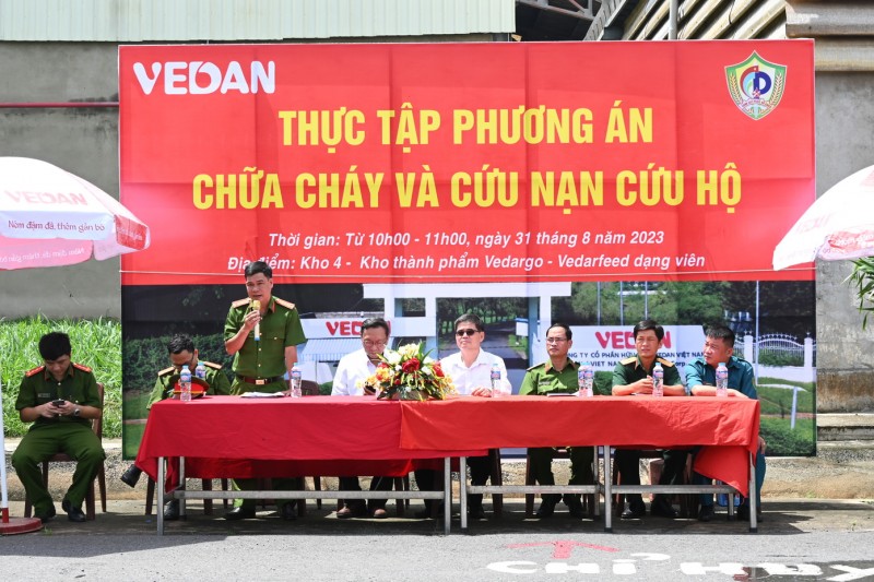 Vedan Việt Nam tập huấn kỹ năng PCCC cho nhân viên