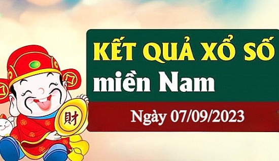 Kết quả Xổ số miền Nam ngày 7/9/2023, KQXSMN ngày 7 tháng 9, XSMN 7/9, xổ số miền Nam hôm nay