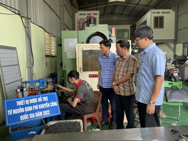 Khuyến công Bắc Giang thúc đẩy doanh nghiệp công nghiệp hỗ trợ phát triển