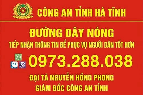 Số điện thoại cá nhân của Đại tá Nguyễn Hồng Phong
