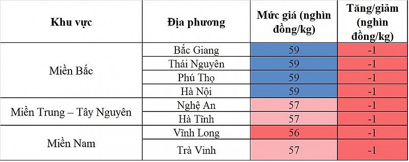 Giá heo hơi hôm nay ngày 12/9/2023: Giảm nhẹ 1.000 đồng/kg