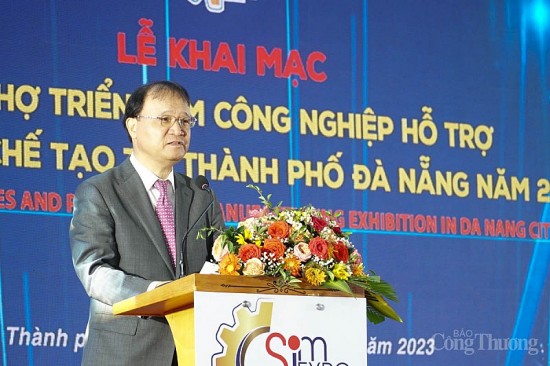 Thứ trưởng Đỗ Thắng Hải tham dự Triển lãm công nghiệp hỗ trợ và chế biến chế tạo Đà Nẵng 2023