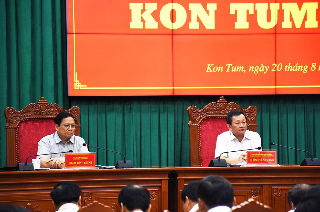 Thủ tướng: Kon Tum cần triển khai hiệu quả công tác an sinh xã hội, giảm nghèo