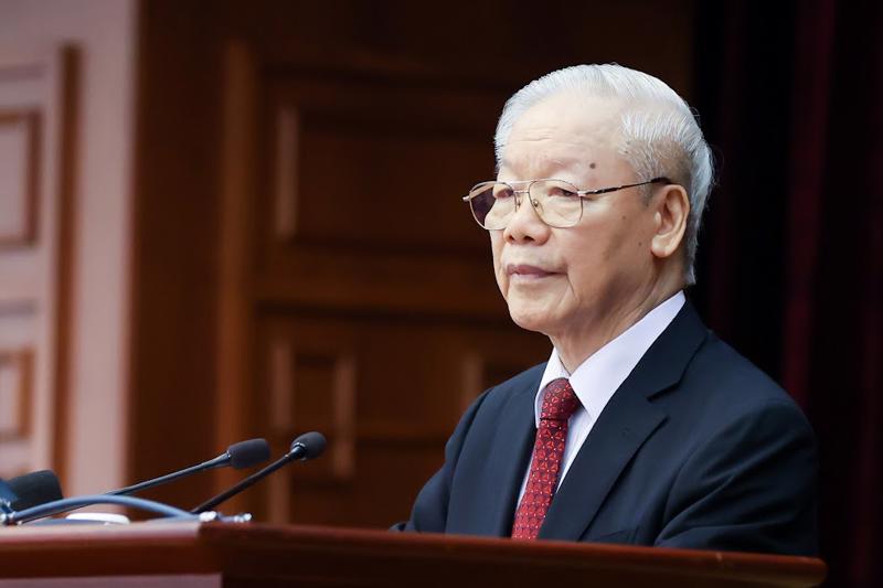 Tổng Bí thư Nguyễn Phú Trọng gửi thư thăm hỏi tới Đảng bộ, Chính quyền và nhân dân Hà Nội - Ảnh 1.