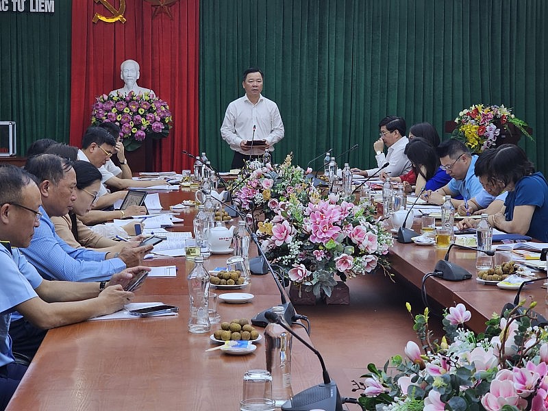 Phó Chủ tịch Thường trực Uỷ ban MTTQ Việt Nam TP Nguyễn Sỹ Trường phát biểu chỉ đạo