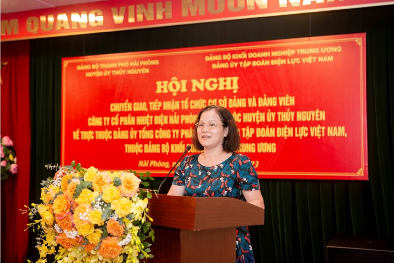Chuyển giao Đảng bộ Nhiệt điện Hải Phòng về Tập đoàn Điện lực Việt Nam