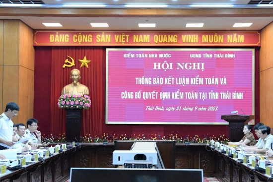 Kiểm toán nhà nước thực hiện kiểm toán tại Thái Bình