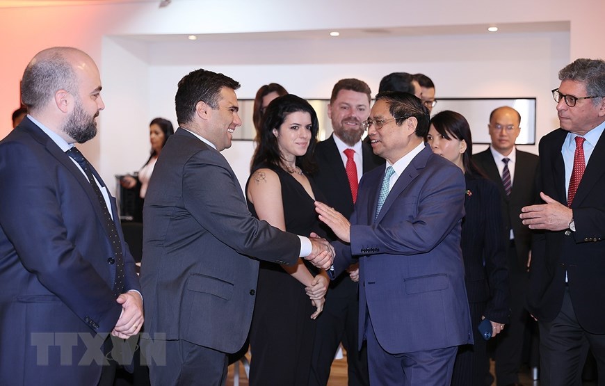 Thủ tướng Phạm Minh Chính tọa đàm với các doanh nghiệp Brazil
