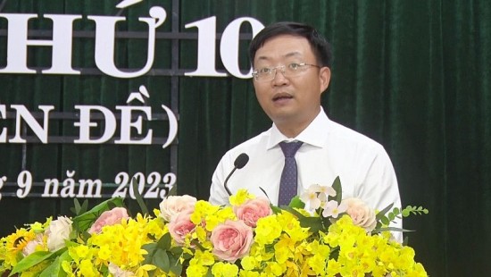 Ông Nguyễn Thế Anh được bầu giữ chức Chủ tịch UBND thị xã Nghi Sơn, tỉnh Thanh Hóa
