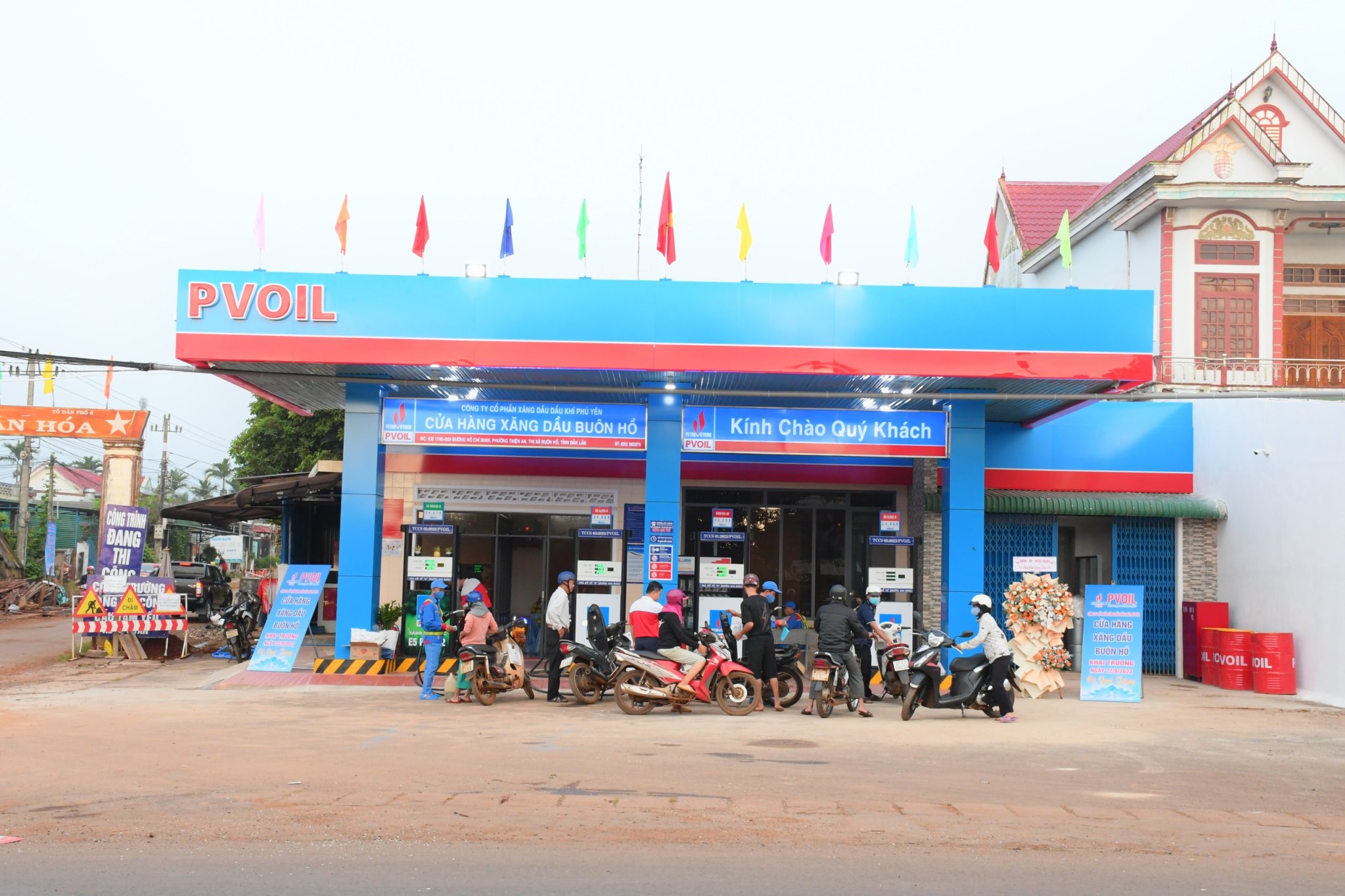 PVOIL khai trương nhiều cửa hàng xăng dầu trong tháng 09/2023