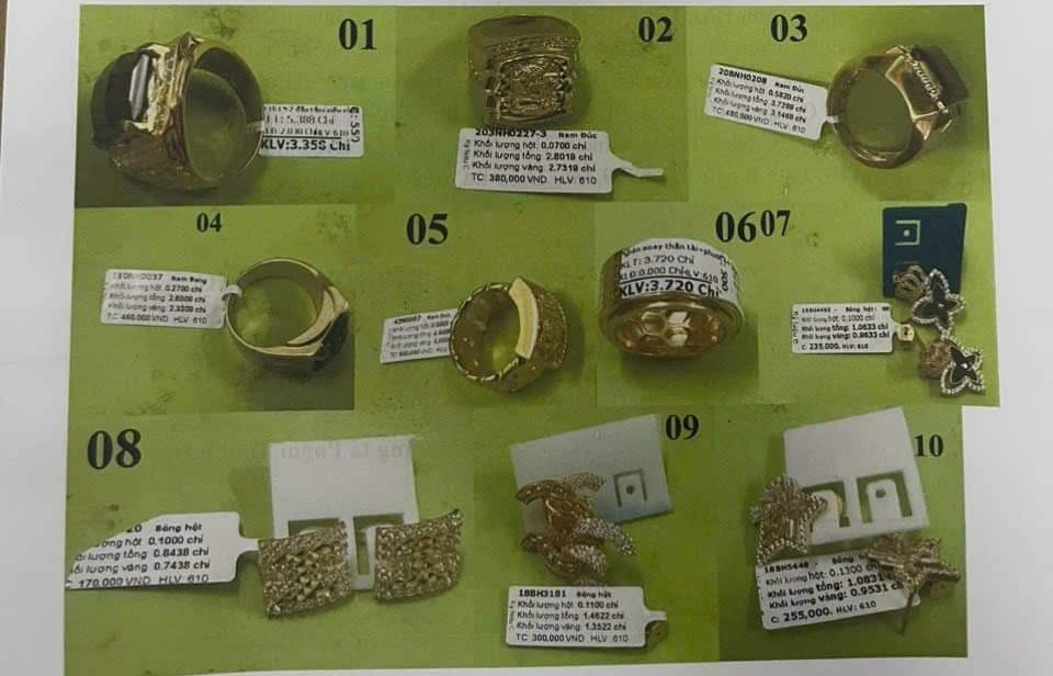 Công an Khánh Hòa truy tìm vật chứng vụ cướp tiệm vàng ở Cam Ranh