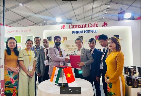 Ký kết biên bản ghi nhớ phát triển cà phê Việt Nam tại Ấn Độ