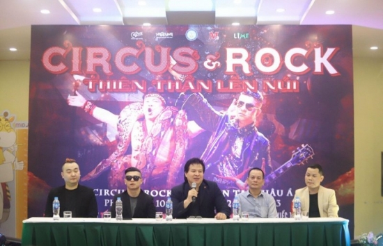 Xiếc kết hợp với nhạc rock trên sân khấu Việt lần đầu tiên