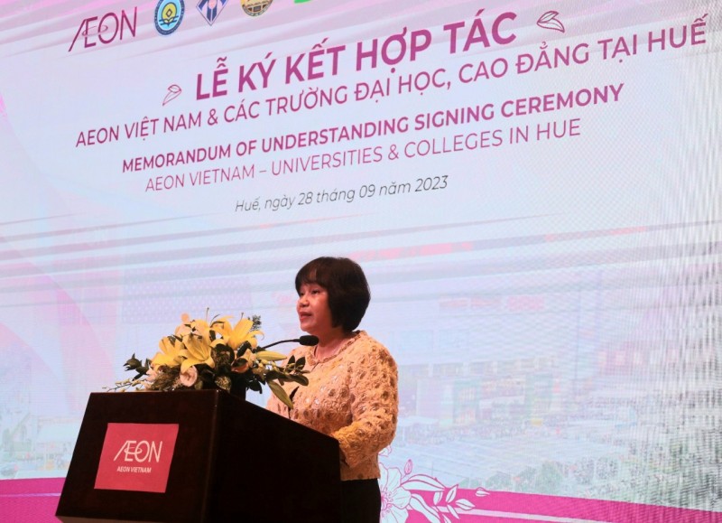 AEON Việt Nam ký kết hợp tác với các trường đại học, cao đẳng tại Thừa Thiên Huế